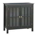 Portland 2 - Door Glass Cabinet by Simple Living